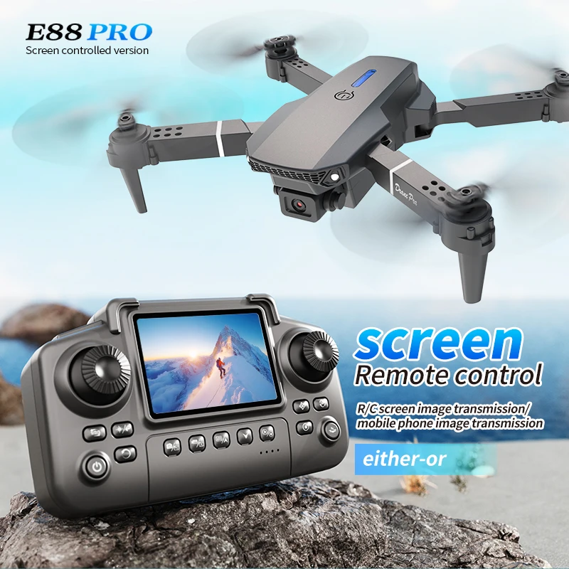 전문가용 E88 PRO 드론, 화면 탑재 8K HD 카 - Drone Camera Professional 리뷰 및 가격