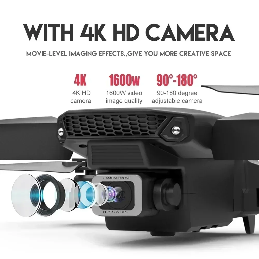 E88 프로 와이파이 FPV 드론, 광각 HD 4K 1 - Drone Camera Professional 리뷰 및 가격
