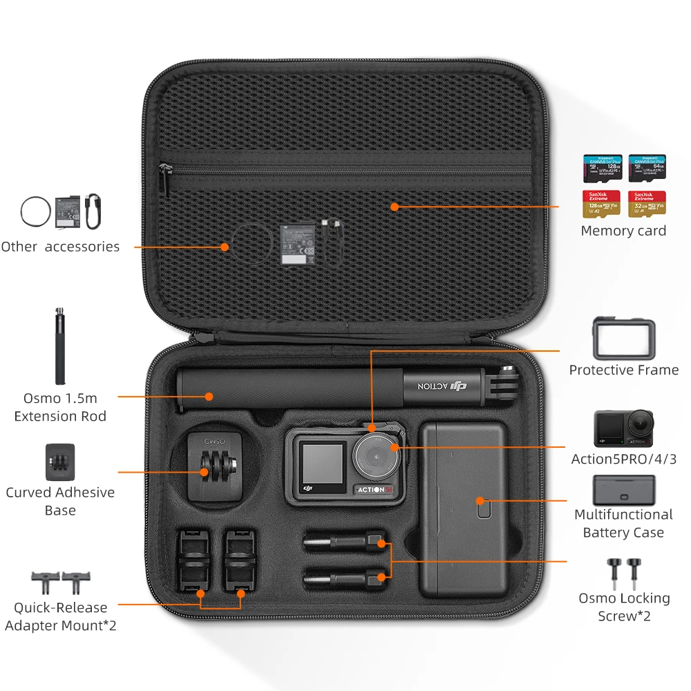 휴대용 케이스 방수 가방 충전기 DJI Osmo Act - Drone Camera Case 리뷰 및 가격
